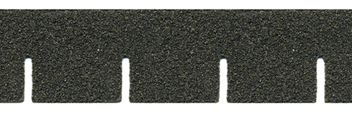 Dollhouse Miniature Black Square Asphalt Shingles